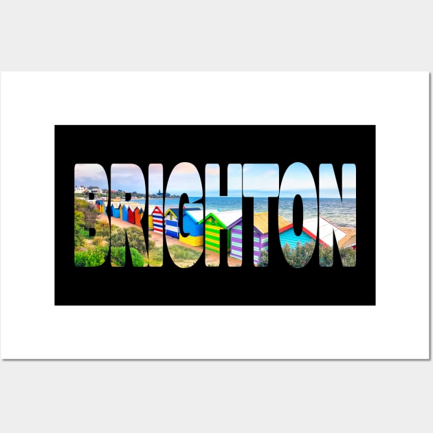 BRIGHTON - Melbourne Victoria Australia Wall Art by TouristMerch